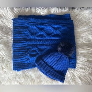 J. Crew Pom-Pom Beanie and Scarf/Wrap